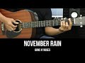 November Rain - Guns N' Roses | EASY Guitar Tutorial Chords / Lyrics - Guitar Lesson