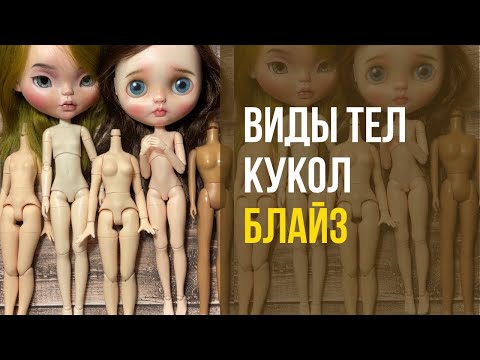 Обзор всех видов тел для кукол Блайз