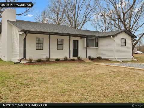 O Money Down Payment! Completely Remodeled Country Home! $269,000 Cabot Schools