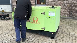 Pramac GSW22 Yanmar Mecc Alte Spa 22 kVA Silent generatorset diesel generator for sale - Image 4 | Machineryline Pramac GSW22 Yanmar Mecc Alte Spa 22 kVA Silent generatorset diesel generator | Image 4 - Machineryline