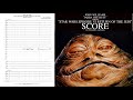 John Williams - "Jabba The Hutt" from "Star Wars.Episode VI".Score (Partitura).