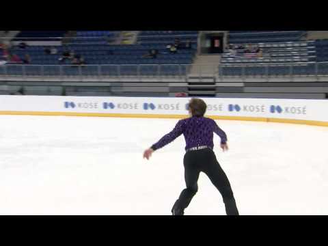 2015 ISU Junior Grand Prix Bratislava Men Short Program Roman SADOVSKY CAN