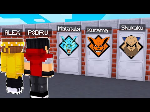 DON'T CHOOSE THE WRONG DOOR FOR THE BIJUU IN NARUTO IN MINECRAFT! ‹‹ P3DRU ››