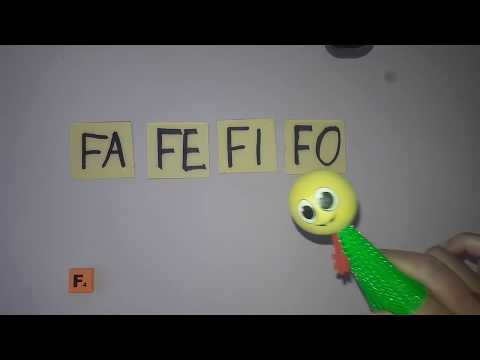 ALFABETIZAÇÃO 17 - Família silábica da letra F