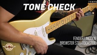 Video thumbnail for TONE CHECK: Fender Lincoln Brewster Stratocaster Guitar Demo | No Talking by Cream City Music