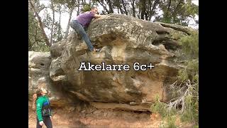 Video thumbnail of Akelarre, 6c+. Salvanebleau