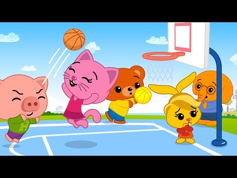 Jugando al Basketball con Balones de Colores | Súper Torneo con Plim Plim #1