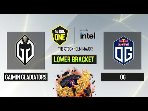 Dota2 - Gaimin Gladiators vs. OG - Game 2 - Lower Bracket - ESL One Stockholm 2022