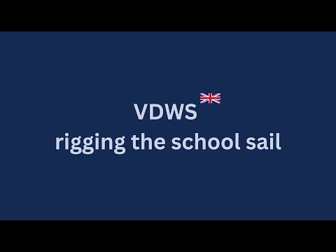 Rigging the VDWS school sail