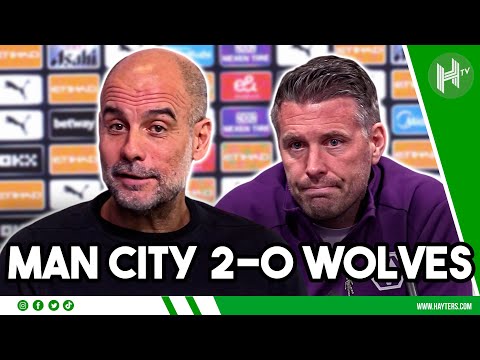 LIVE | Man City 2-0 Wolves | Pep Guardiola & Rob Edwards