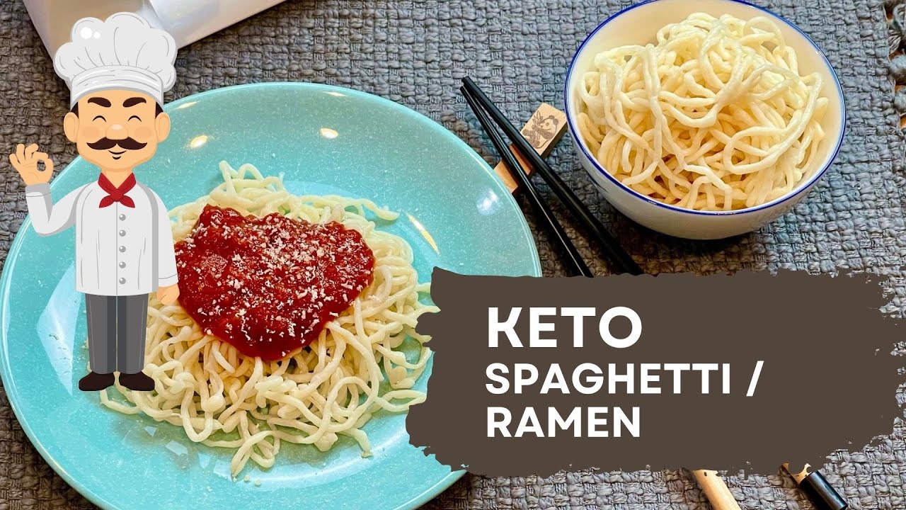 🍜 Keto Ramen / Spaghetti 🍝 - Made from Chicken, Practically Zero Net Carbs!