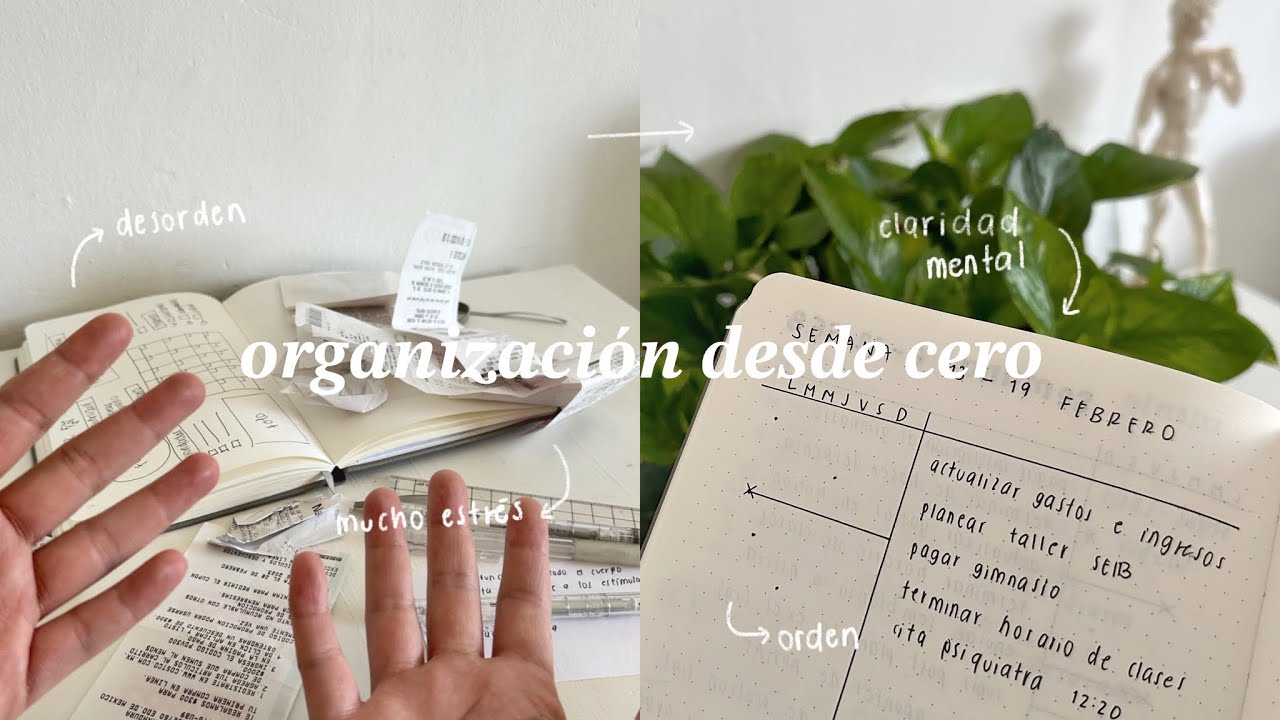 aprende a organizarte (desde cero) con un solo video