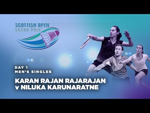 Scotish Open 2017 | Rajarajan v Karunaratne