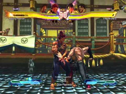 Street Fighter X Tekken:  o WolfKrone o (Jin-Hugo) vs. Ketcha Freeman (Akuma-Ryu)  HD