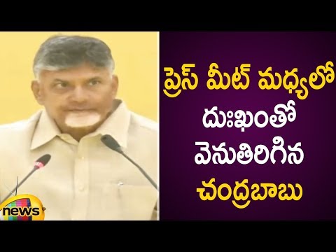 Chandrababu Naidu Emotional About Tdp Party Defeated