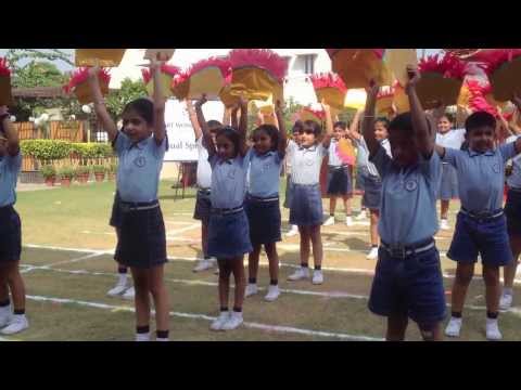 Aashritha fan drill on sports day - 2013