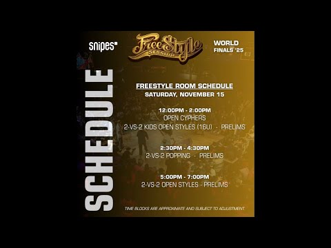 FREESTYLE SESSION 2025 || Freestyle Prelims || Los Angeles, California USA