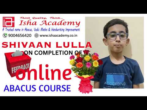 Shivaan Lulla Testimonial