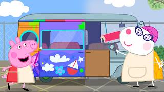 Peppa Pig PAINTS Granny Sheep’s Art Van! 🎨 Painting 🐽 Tales Full Episodes | Kids Cartoon | 18 Mins