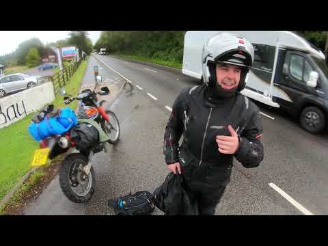 Thumbnail for Old Bike Run: Wet Scottish Roads on DR350, BMW K75 & Sportster | Classic Bikes, Raw Backroad Ride by BMW K75