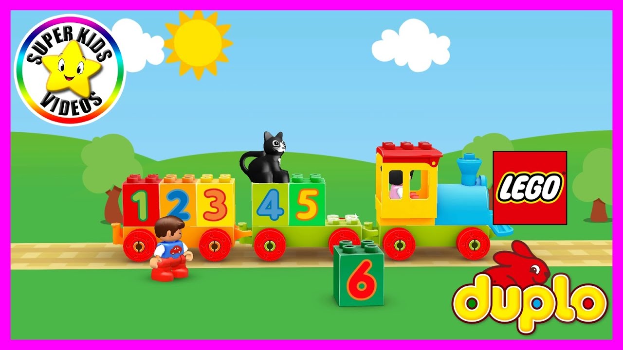 Leren Tellen Nederlands ☆ LEGO DUPLO WORLD Getallentrein ☆ Cijfers Leren voor Peuters