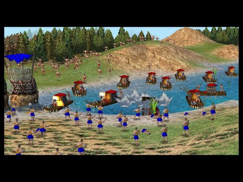 EMPIRE EARTH: 1 VS 1 HARD COMPUTER - STONE AGE EPOCH