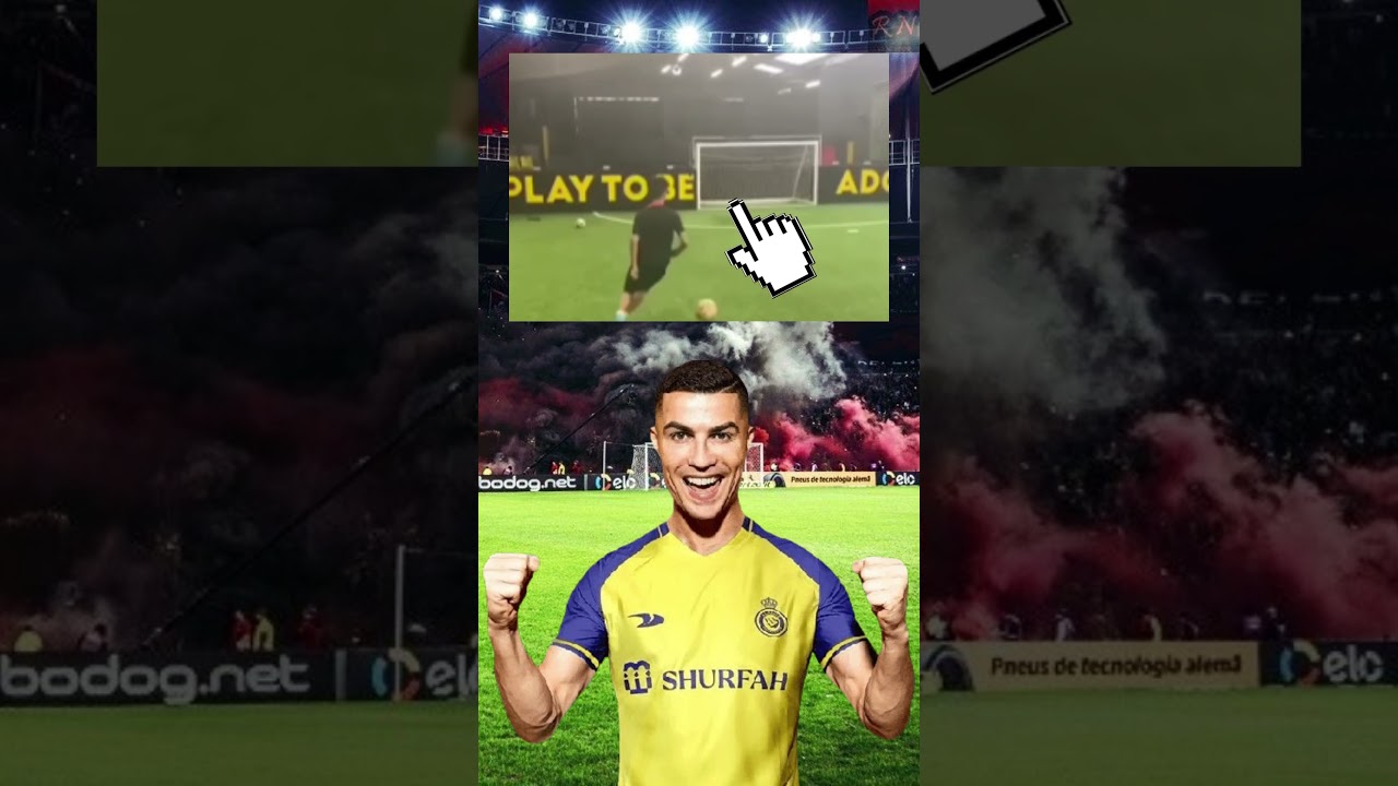 Ronaldo watches his son's shot - Ronaldo Junior🥵🔥