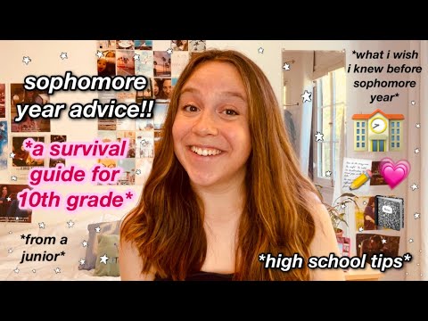things i wish i knew before my SOPHOMORE YEAR of HIGH SCHOOL!! // a survival guide for 10th grade