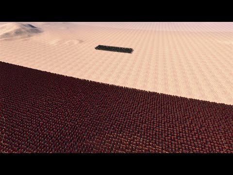 400 Modern Soldiers vs 40000 Spartans - Ultimate Epic Battle Simulator