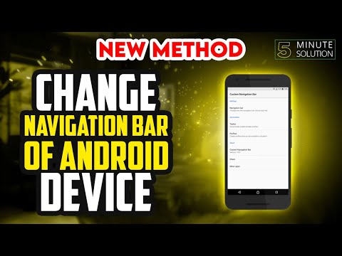 How To Change navigation bar of Android device 2024