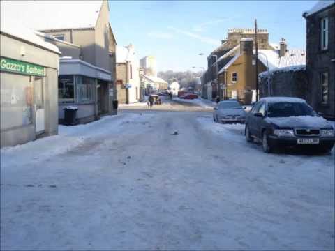 Kincardine On Forth. Winter village.