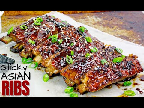 Sticky Asian Baked Pork Ribs
