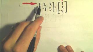 Multiplying Matrices - Example 2