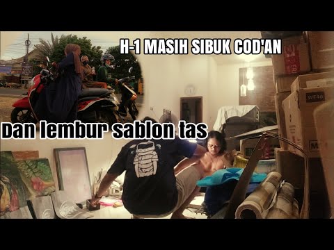 H-1 lebaran full sibuk