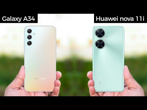 Huawei nova 11i Vs Galaxy A34 : Which Looks Better?