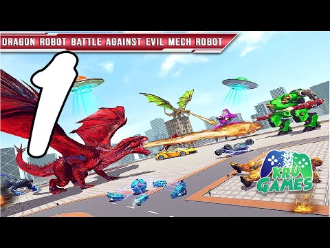 Royal Lion Robot Games- Dragon Robot Transform War Gameplay Walkthrough #1 (Android, IOS)