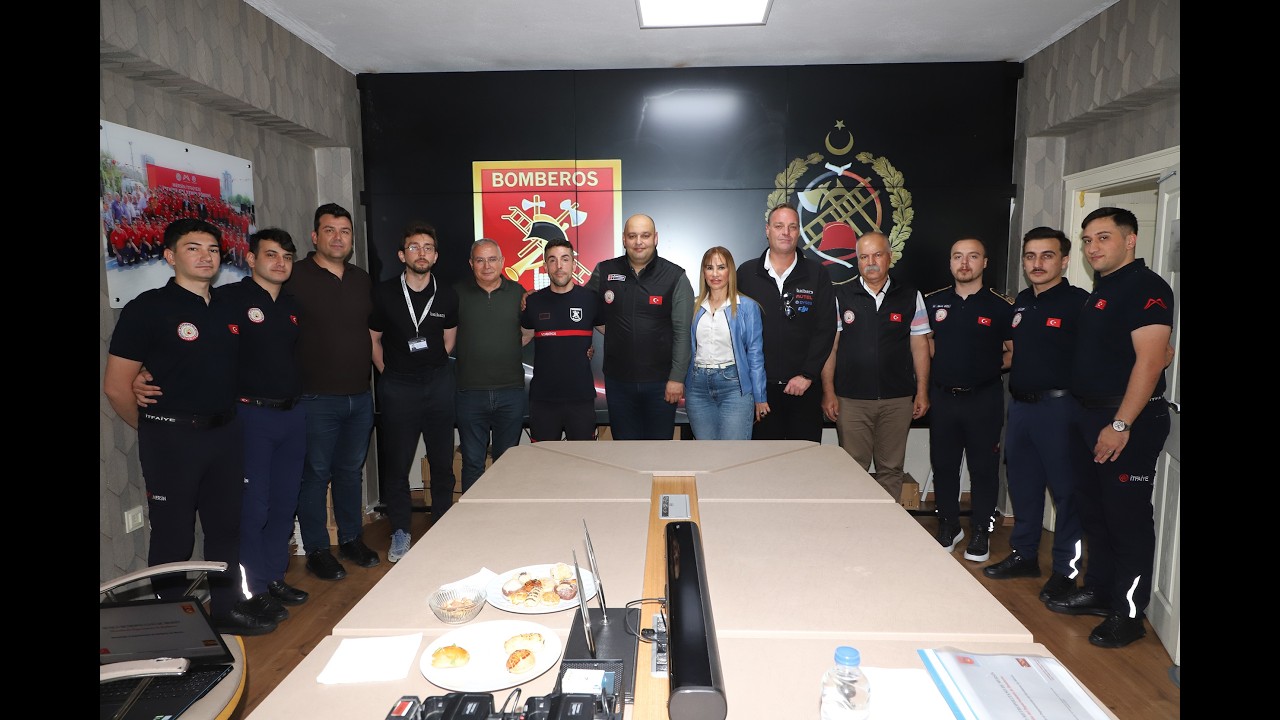 İSPANYA ALİCANTE İTFAİYESİ’NDEN MERSİN İTFAİYESİ’NE ZİYARET