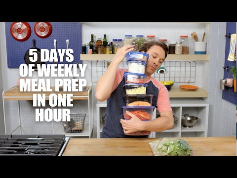 Budget Work Lunches - 5 Days of Easy Meal Prep in an Hour