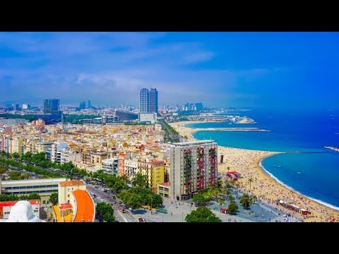 Barceloneta Barcelona | Spain Beach walk tour Spain Beach walk |Shaheer Travel vlogs