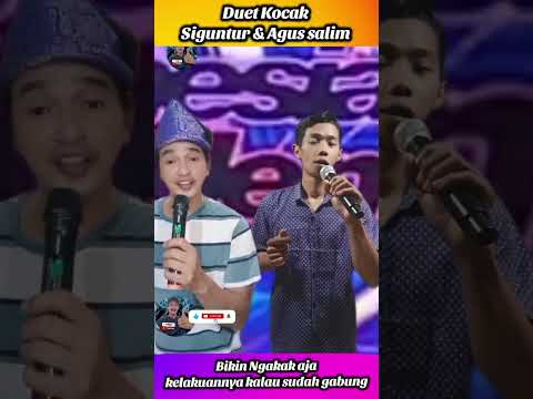 Hilarious Duet of Siguntur & Agus Salim 😂 #siguntur #funnysong #duet #justentertainment