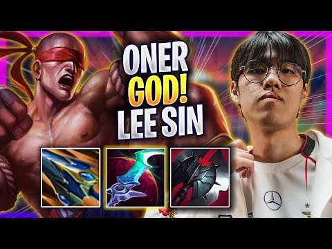 ONER IS A GOD WITH LEE SIN! - T1 Oner Plays Lee Sin JUNGLE vs Kha'zix! | Season 2024