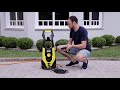 Miniatura vídeo do produto Lavadora de Alta Pressão com Mangueira 5m e Jato Regulável 1900psi 1800W 127V - Tramontina - 42552012 - Unitário