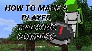 How to make a player tracking compass in Minecraft PC and PE!