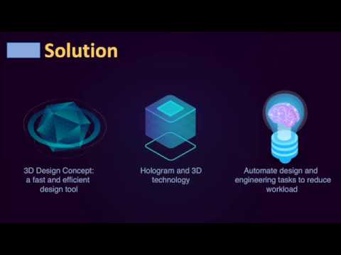 BCM214 Startup Pitch - 3D Holographic Design