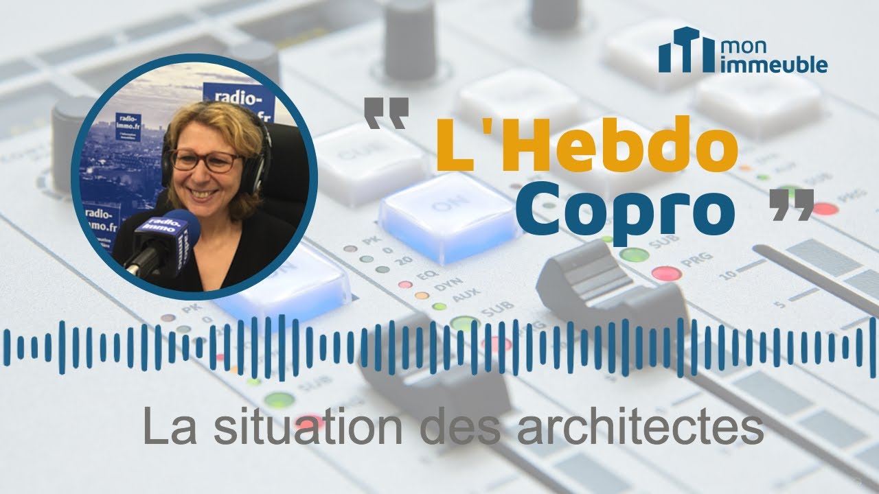 Chronique Hebdo Copro : En savoir plus sur la situation des architectes