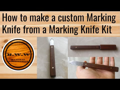 How to make a CUSTOM MARKING KNIFE from SCRAP WOOD | Raaghav WoodWorks