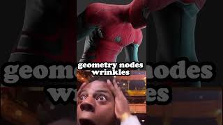 Blender Geometry nodes wrinkles by Cartesian Caramel