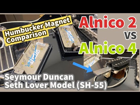Alnico 2 vs Alnico 4 (Comparisons: Bar Magnet for Humbucker Pickups)