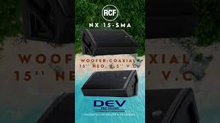Video thumbnail for #shorts RCF NX 15-SMA Active Coaxial Stage Monitor / 1400 Watt Peak, 700 Watt RMS bi-amplification by Devprosound