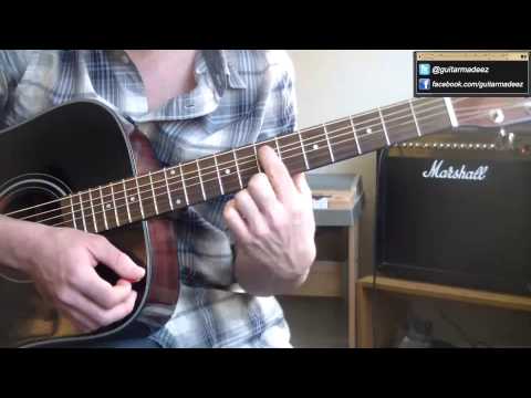 Staind - Outside - Guitar Tutorial (SHORT AND SIMPLE!)